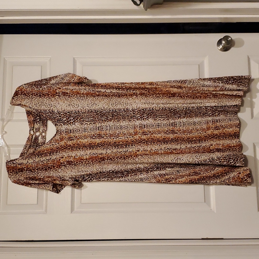 Cato Leopard Print Dress